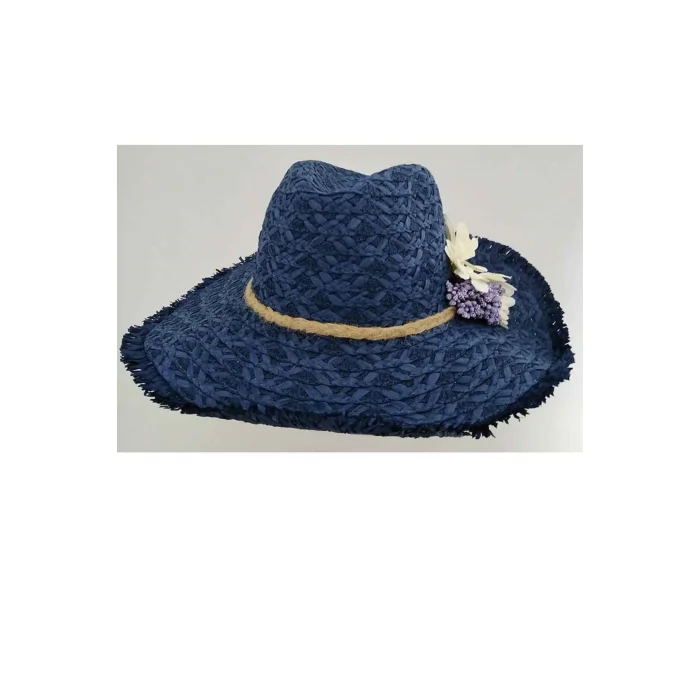 Geniş Kenarlı Hasır Şapka 1414