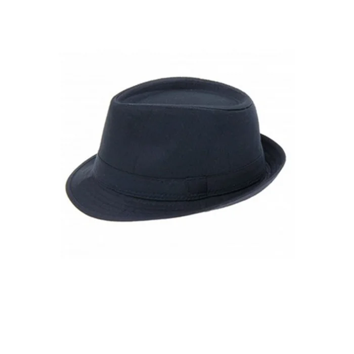 Bay Şapkacı - Unisex Basic Fötr Şapka 7277 Siyah