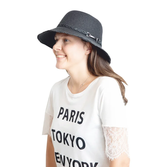 Bağlı Kadın Hasır Şapka 1613