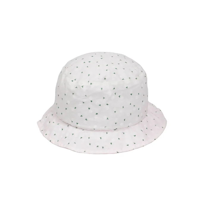 Çiçekli Kız Çocuk Bermuda Şapka 2112