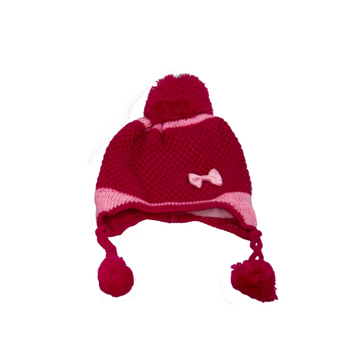 Kız Bebek İçi Polarlı Pilot Bere 7125