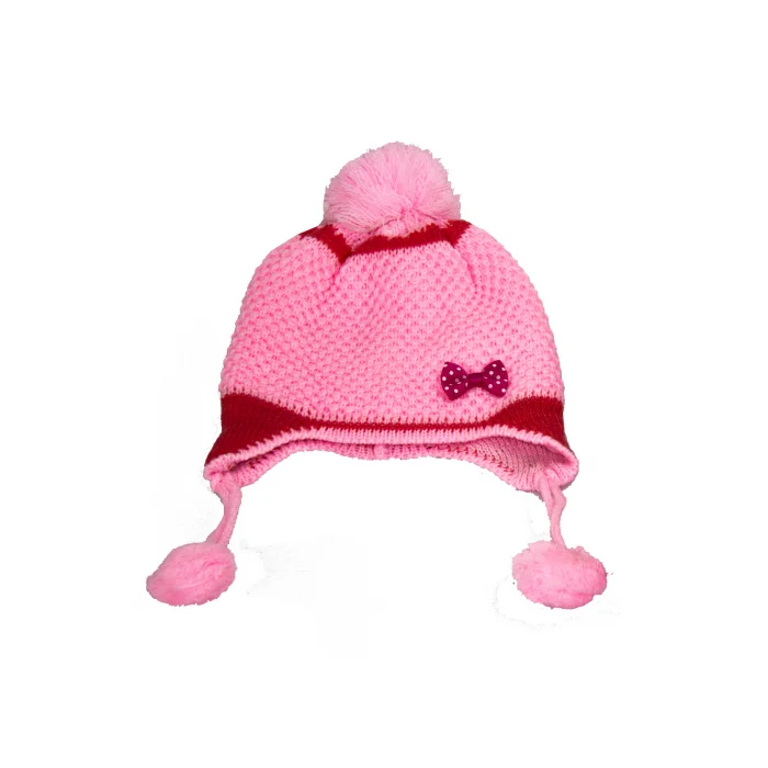 Kız Bebek İçi Polarlı Pilot Bere 7125