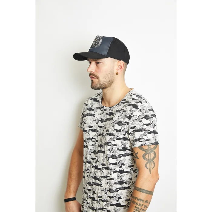 Aslan Baskılı Erkek Kep 6275