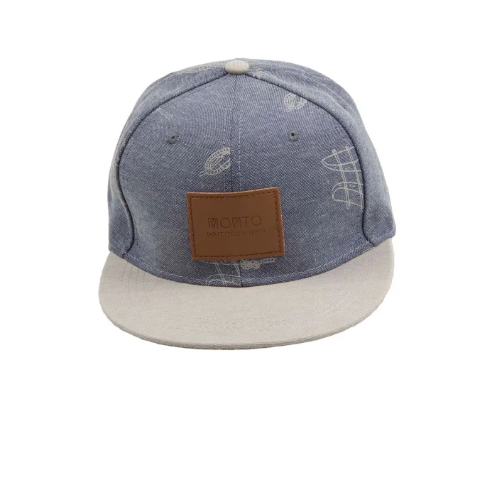 Erkek Desenli Snapback Hiphop Beyaz Kep 5890