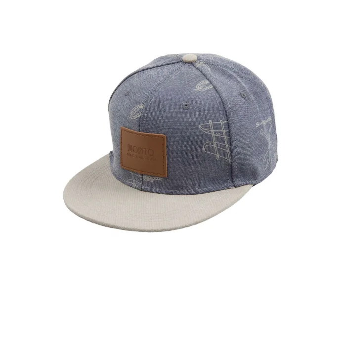 Erkek Desenli Snapback Hiphop Beyaz Kep 5890