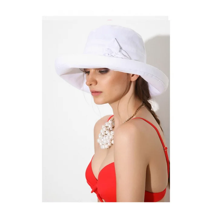 Çiçekli Kadın Şapka 4068