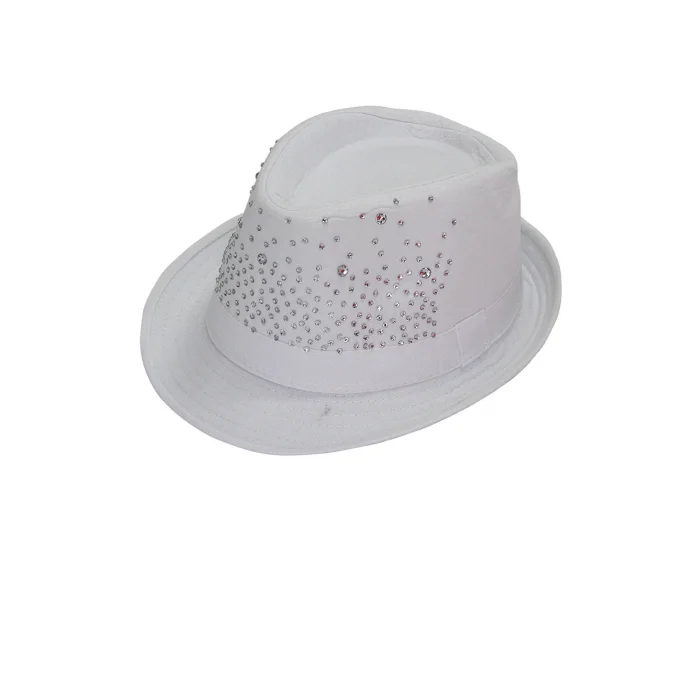 Taşlı Kadın Fötr Şapka 4120