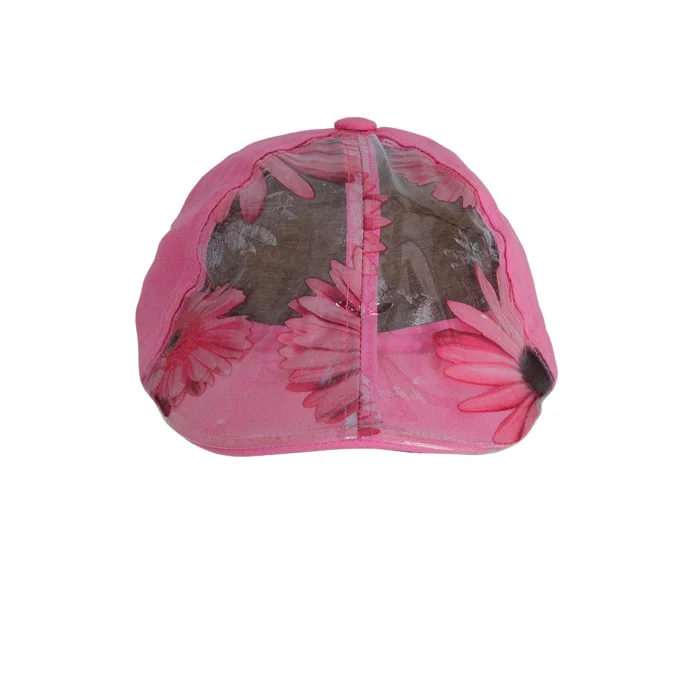 Çiçek Desenli Kadın Kep 2411