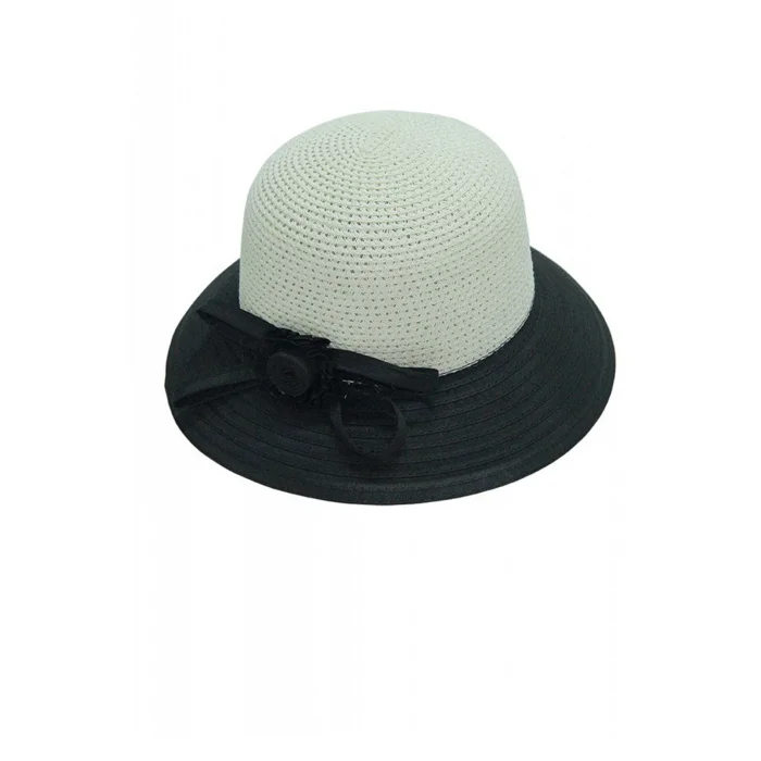 Çiçek Fiyonklu Kadın Şapka 6232