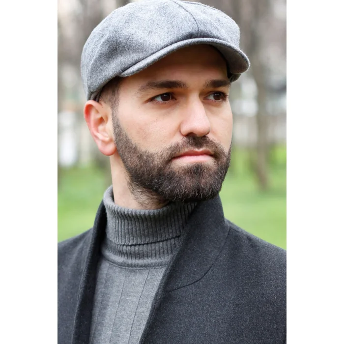 Peaky Blinders Erkek İngiliz Driver Kasket 7404 Antrasit