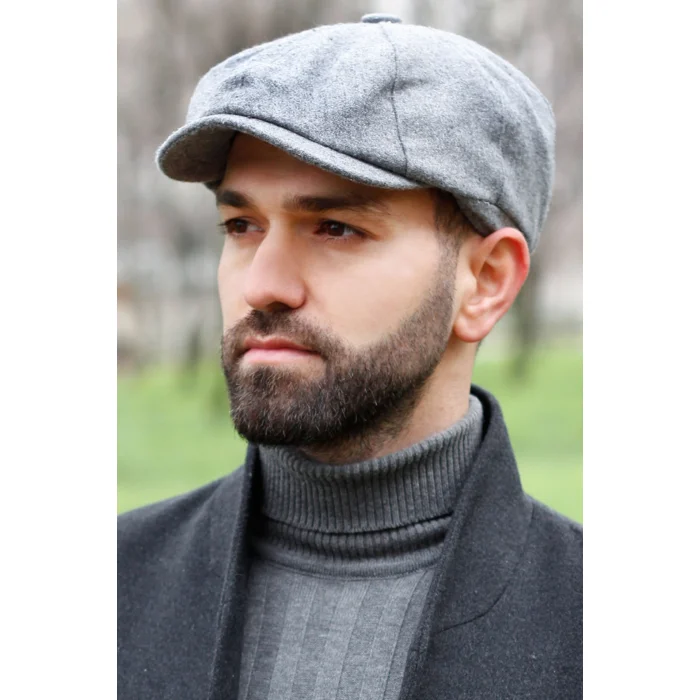 Peaky Blinders Erkek İngiliz Driver Kasket 7404 Antrasit