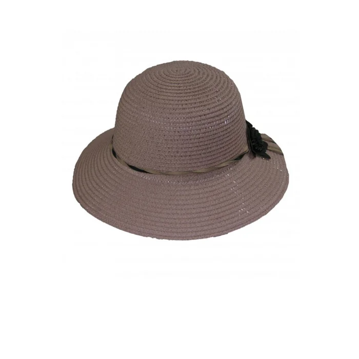 Çiçekli Hasır Kadın Şapka 3872