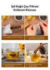 İpli Çay Kahve Filtresi (6cm x 8cm) 25 Adet Beyaz %100 Kağıt