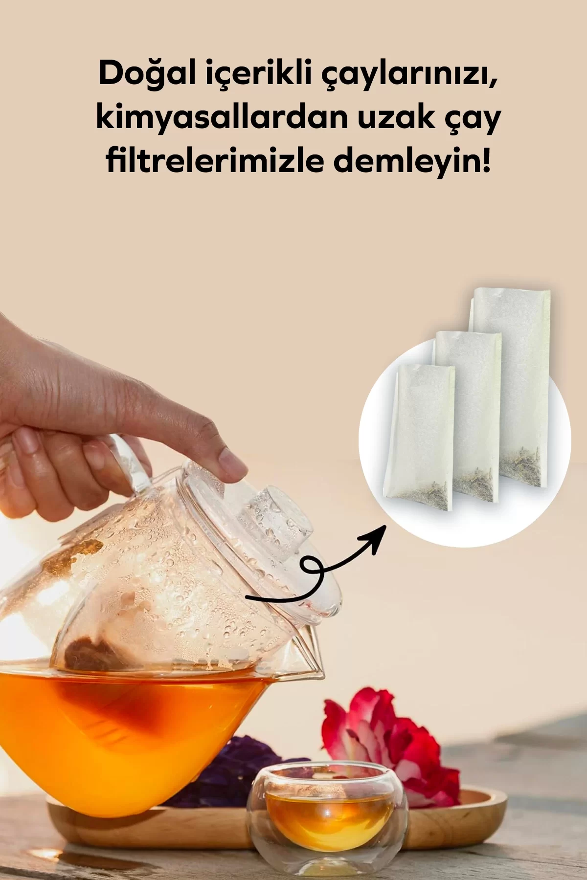 Çay Demleme Poşeti 3 Boy Set (İlk Defa Deneyecekler İçin) 132 Adet