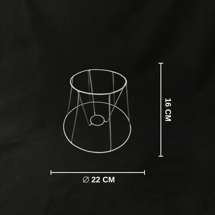 Abajur İskeleti - Demir Avize Tel İskelet