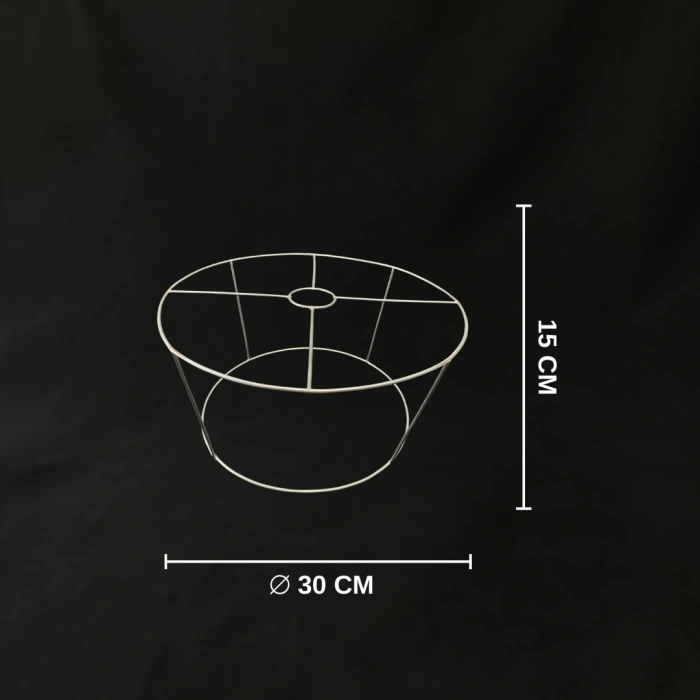 İki Katlı Avize İskeleti - Demir Avize Tel İskelet