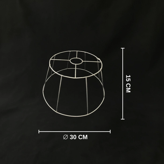 Saçaklı Avize İskeleti - Demir Avize Tel İskelet