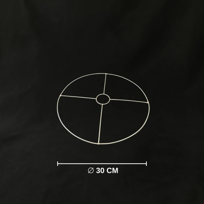 Tek Katlı Avize İskeleti - Demir Avize Tel İskelet