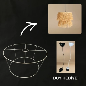 İki Katlı Avize İskeleti - Demir Avize Tel İskelet