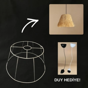 Saçaklı Avize İskeleti - Demir Avize Tel İskelet