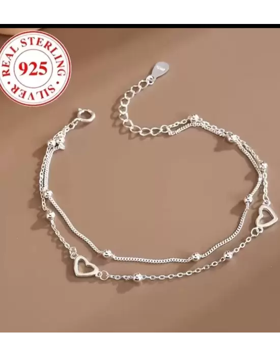 Gümüş Kaplama Noonst Bileklik