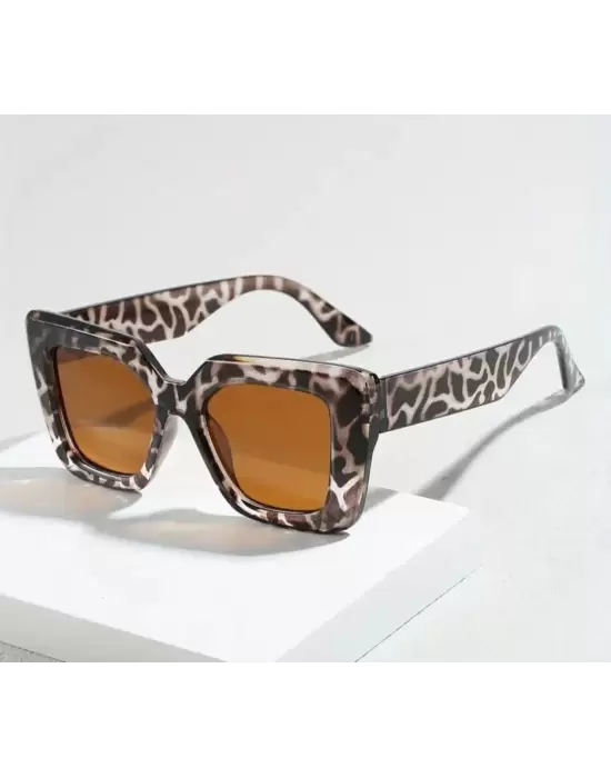 LEOPAR DESENLI KEDI GÖZÜ GÜNES GÖZLÜGÜ