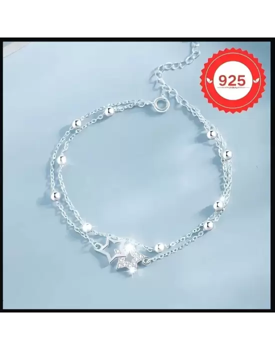 Star Sılver Bileklik (Gümüş Kaplama)