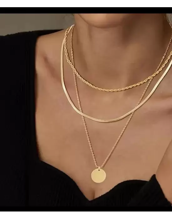 Steel Tengsure  Kolye (3lü)