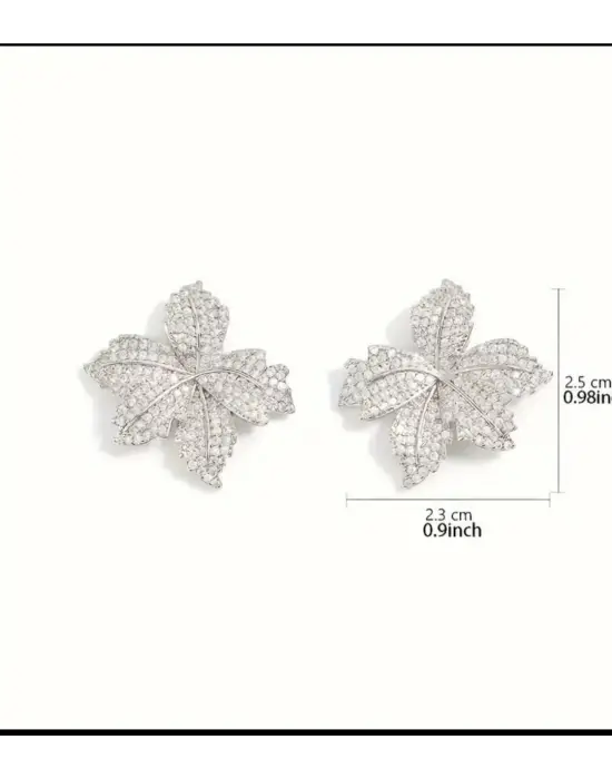 Zircon Çiçek Küpe