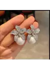 İnci Tasarım Küpe 18G