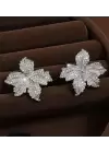 Zircon Çiçek Küpe