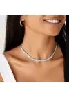 Zircon Baget Kolye (Uzatma Kılıpsli)