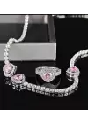 Zircon Olivia Set (Kolye Yüzük  7 numara)