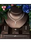 Zircon Set (Kolye Bileklik Küpe Yüzük)(2)
