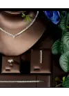 Zircon Set (Kolye Bileklik Küpe Yüzük)