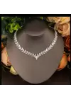 Zircon Set (Kolye Bileklik Küpe Yüzük)