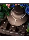 Zircon Set (Kolye Bileklik Küpe Yüzük)(2)