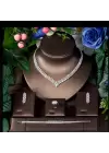 Zircon Set (Kolye Bileklik Küpe Yüzük)