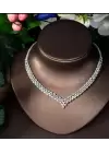 Zircon Set (Kolye Bileklik Küpe Yüzük)(2)