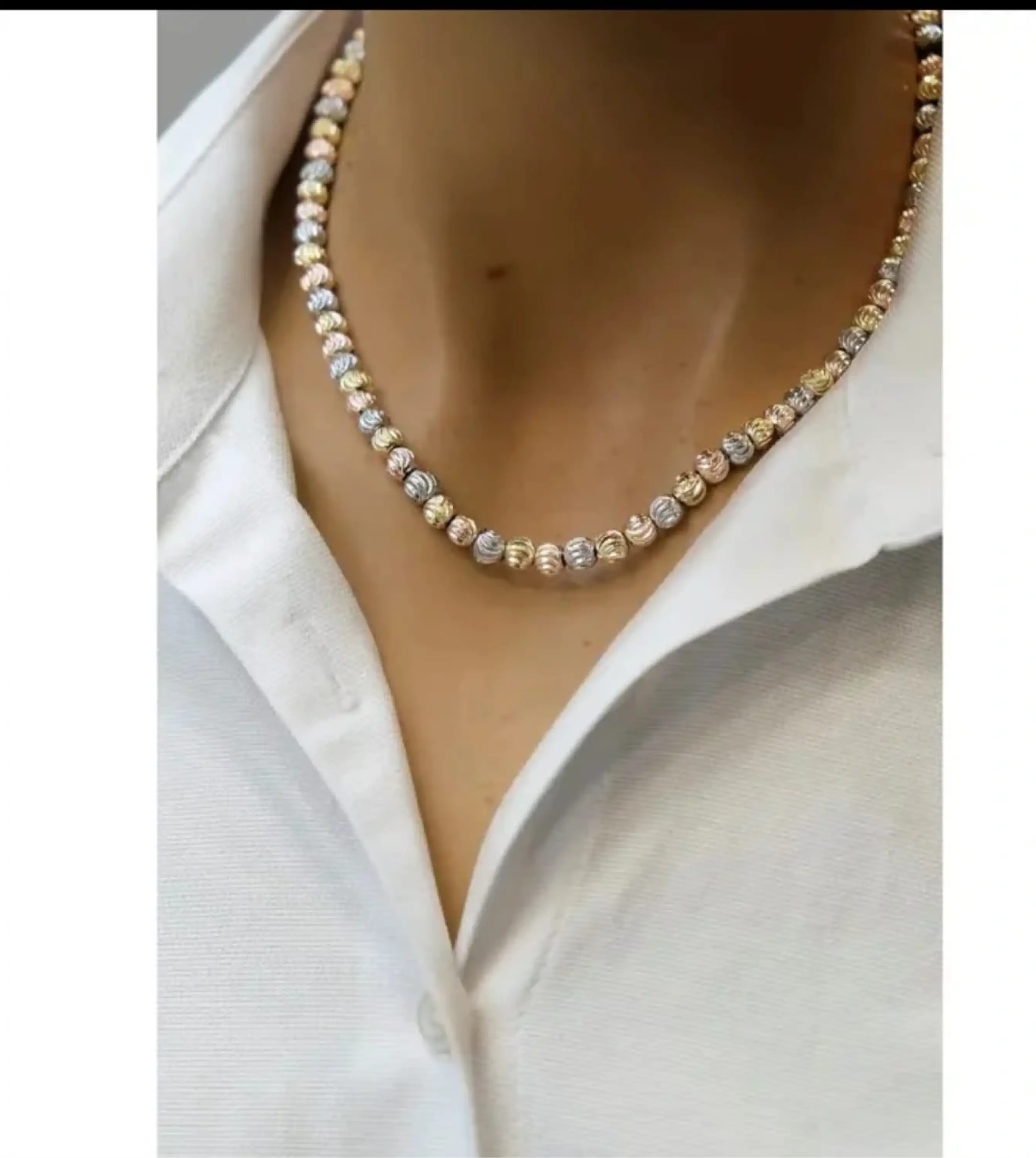 Çift Renk Dor Kolye