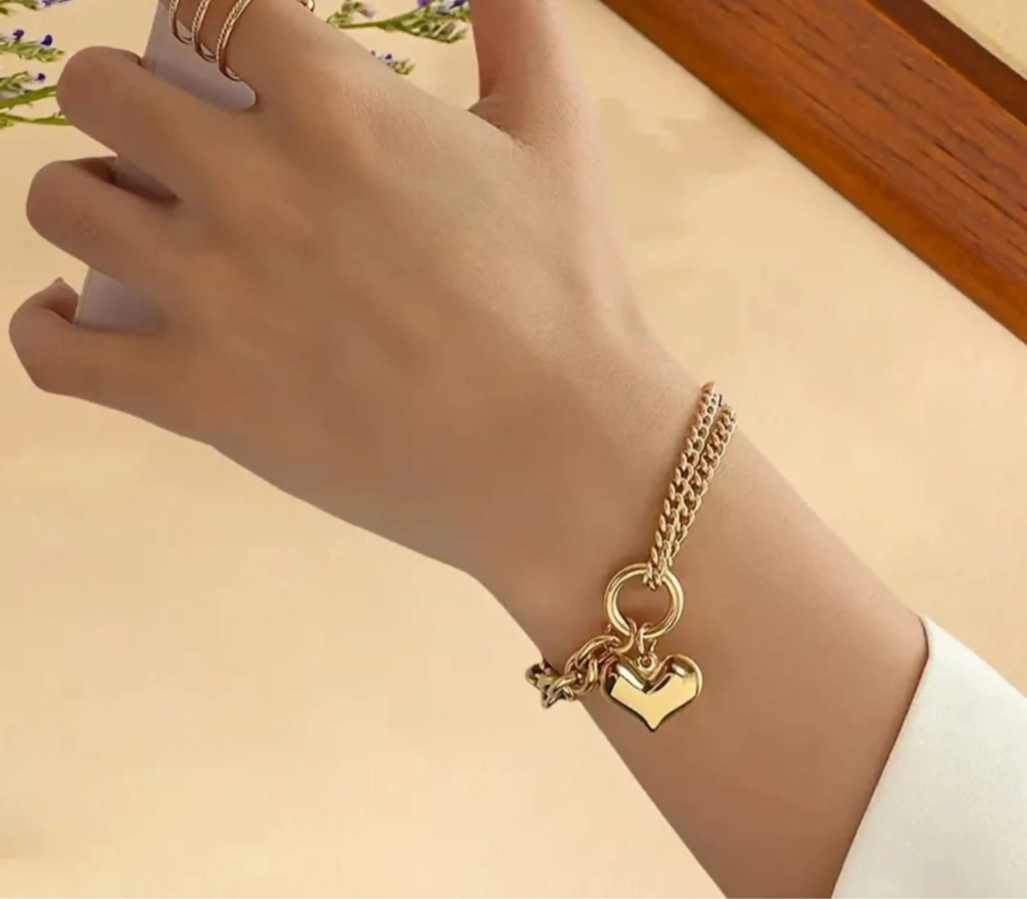 Çift Katmanlı Tasarım Bileklik