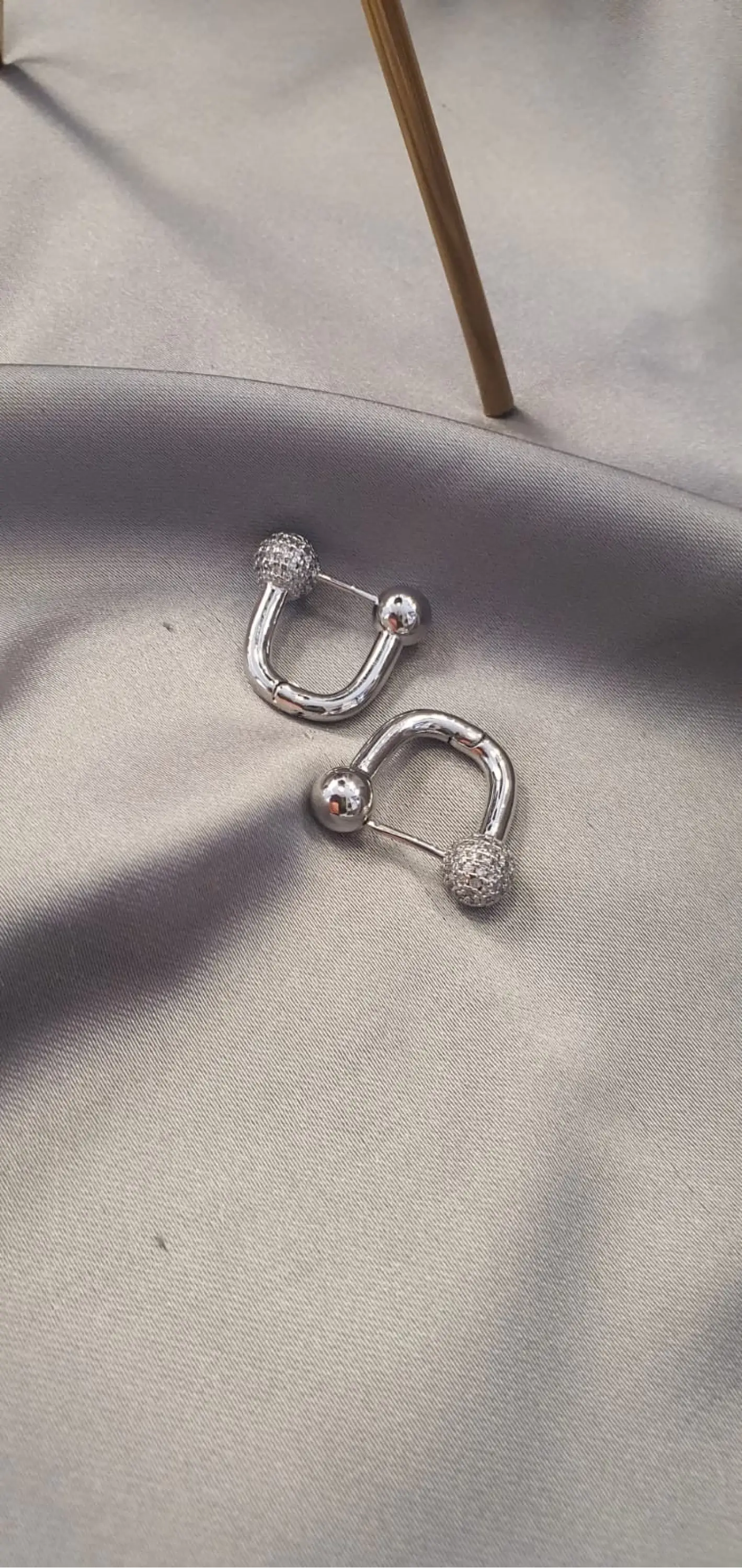 Viola Line Küpe (Sılver(-)