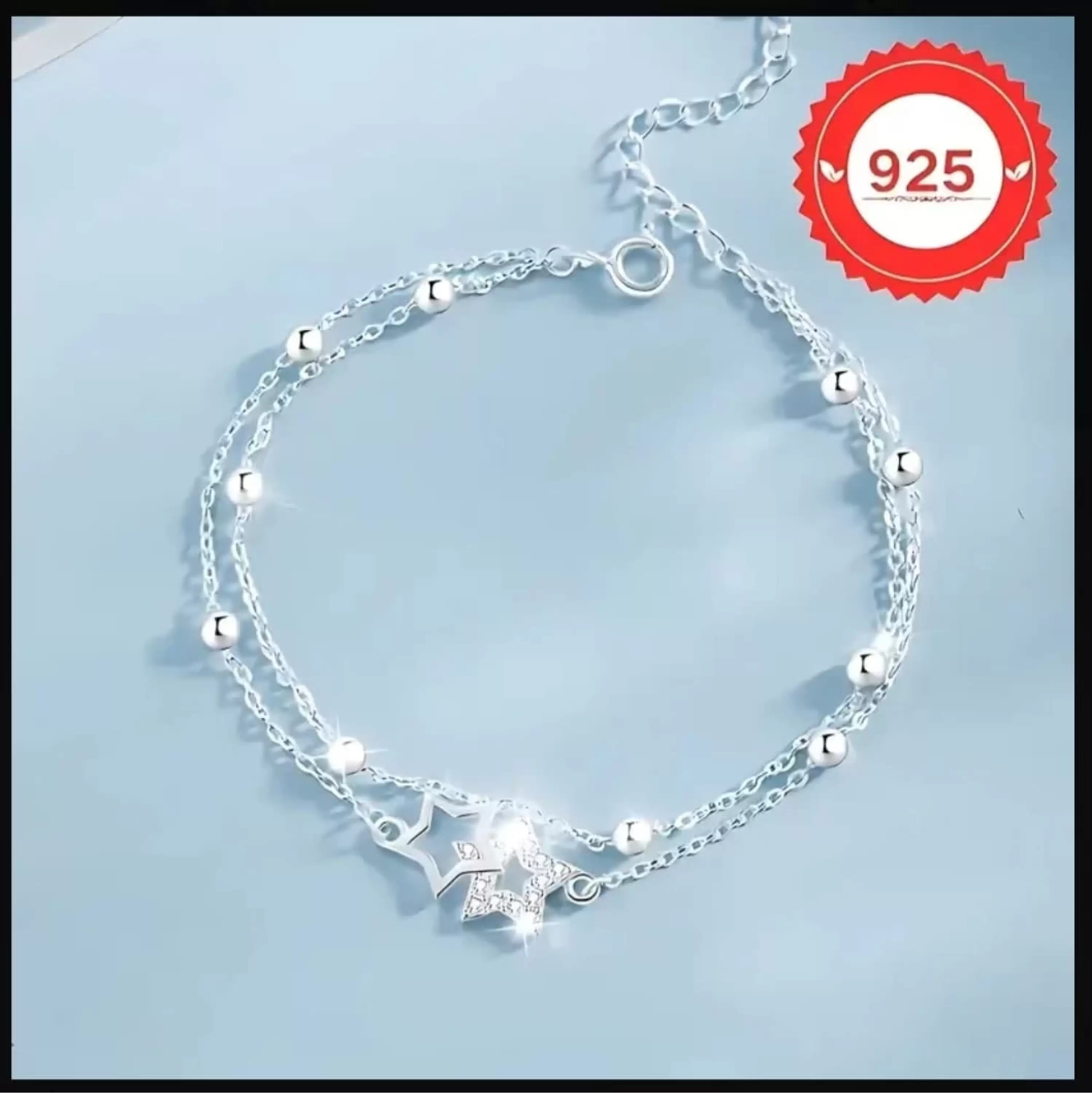 Star Sılver Bileklik (Gümüş Kaplama)