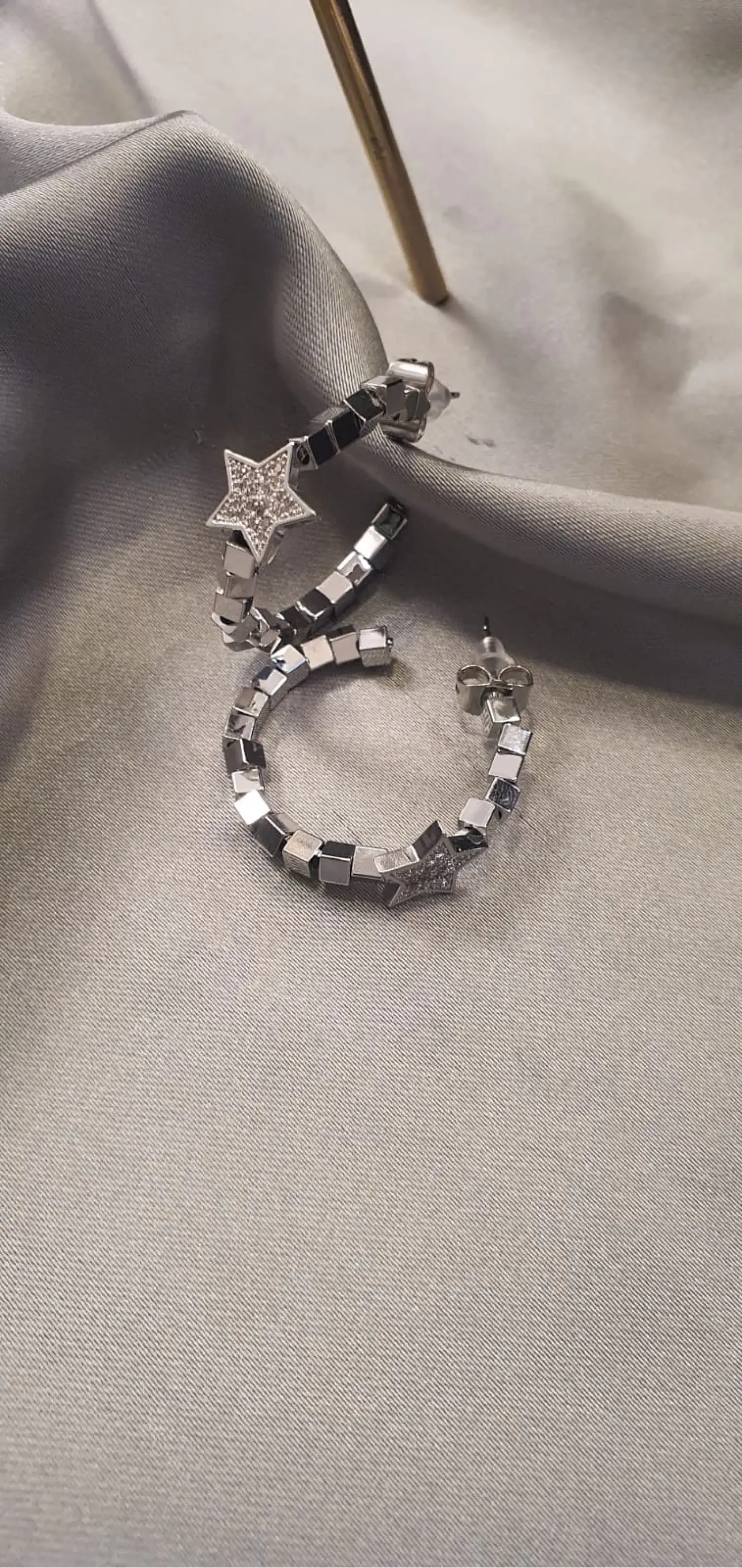 Rosa Küpe (Sılver)