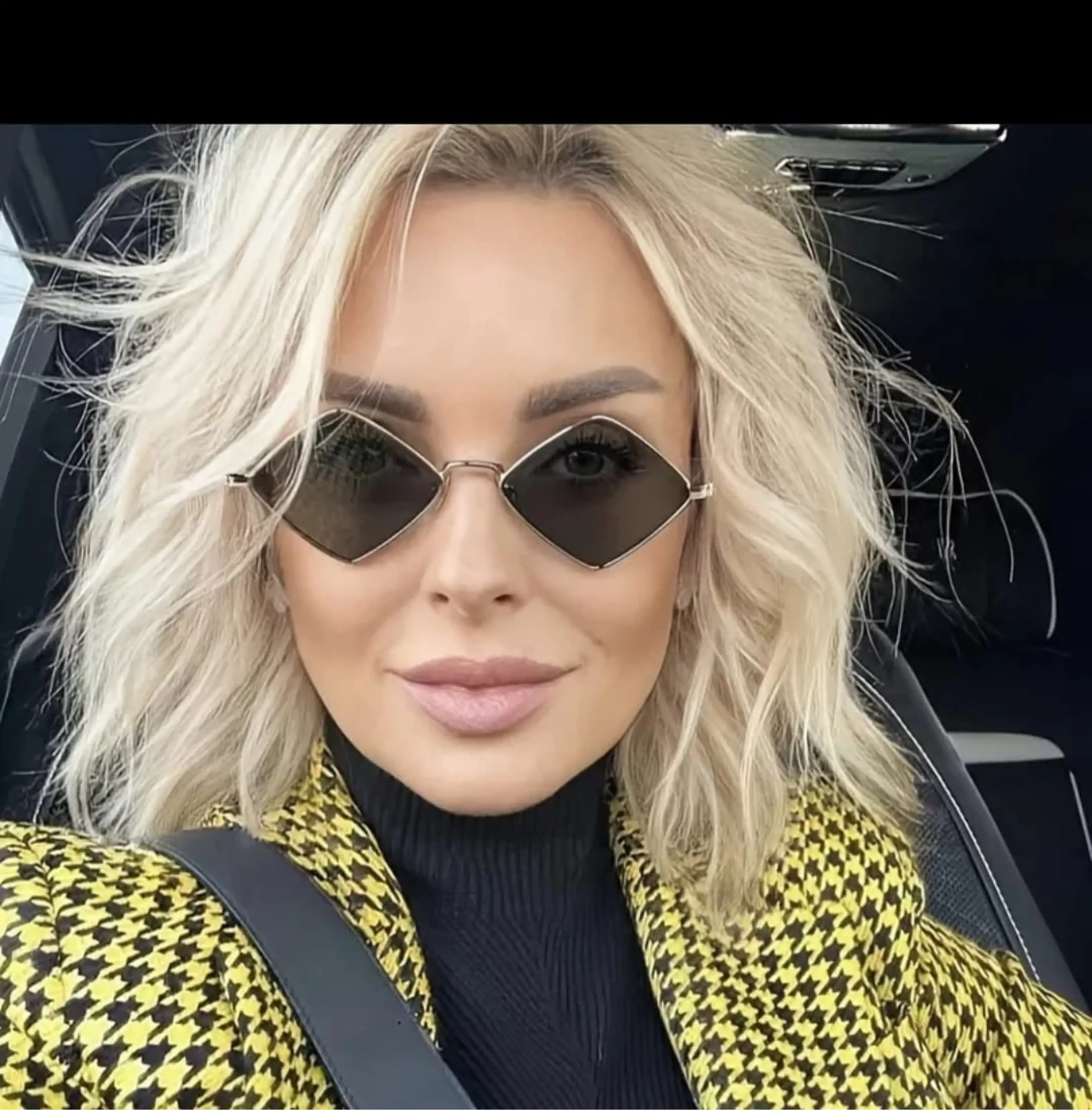 Dikdörtgen Lonrd Moda Gözlük