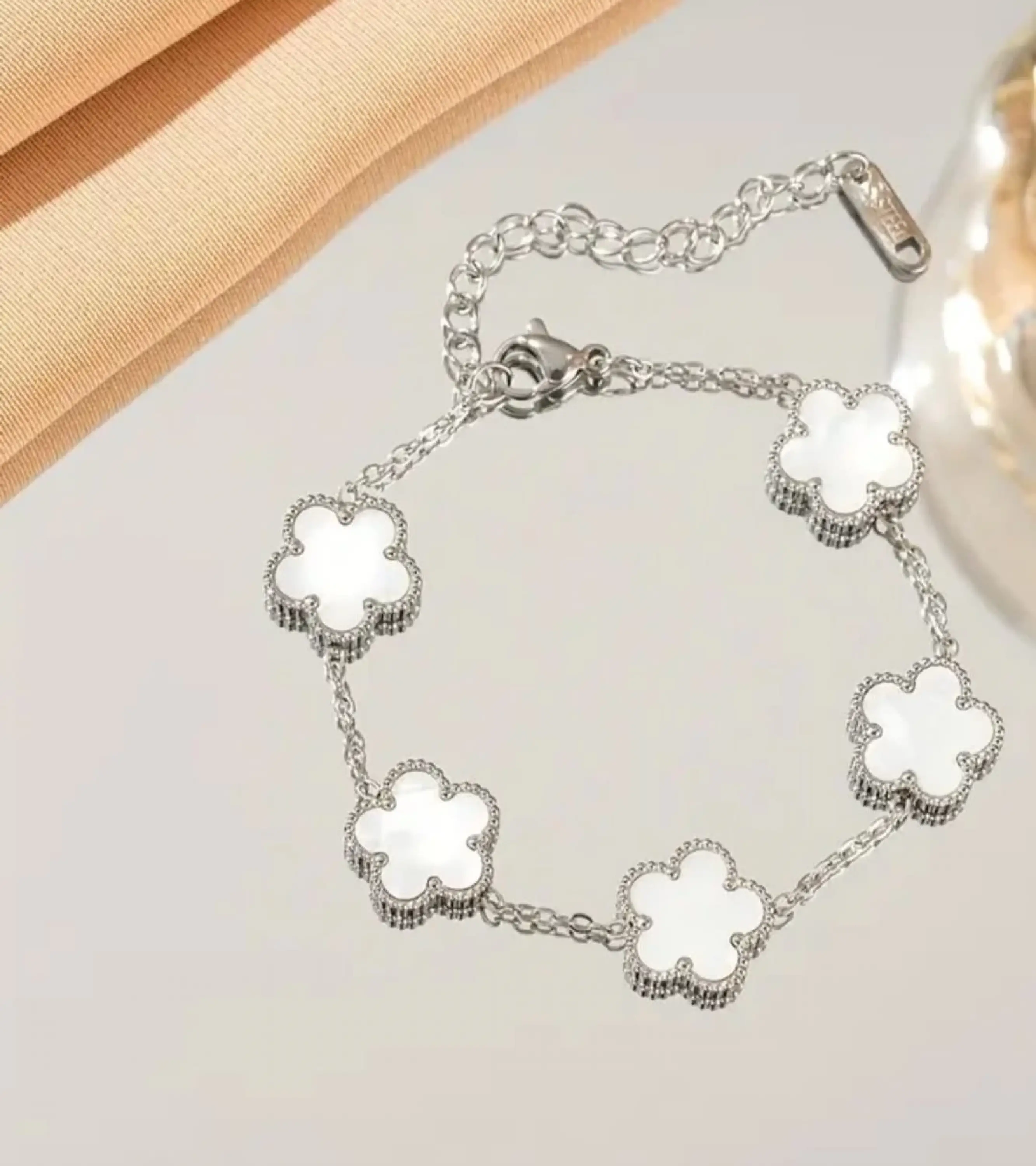 Steel Yonca Bileklik (gu)