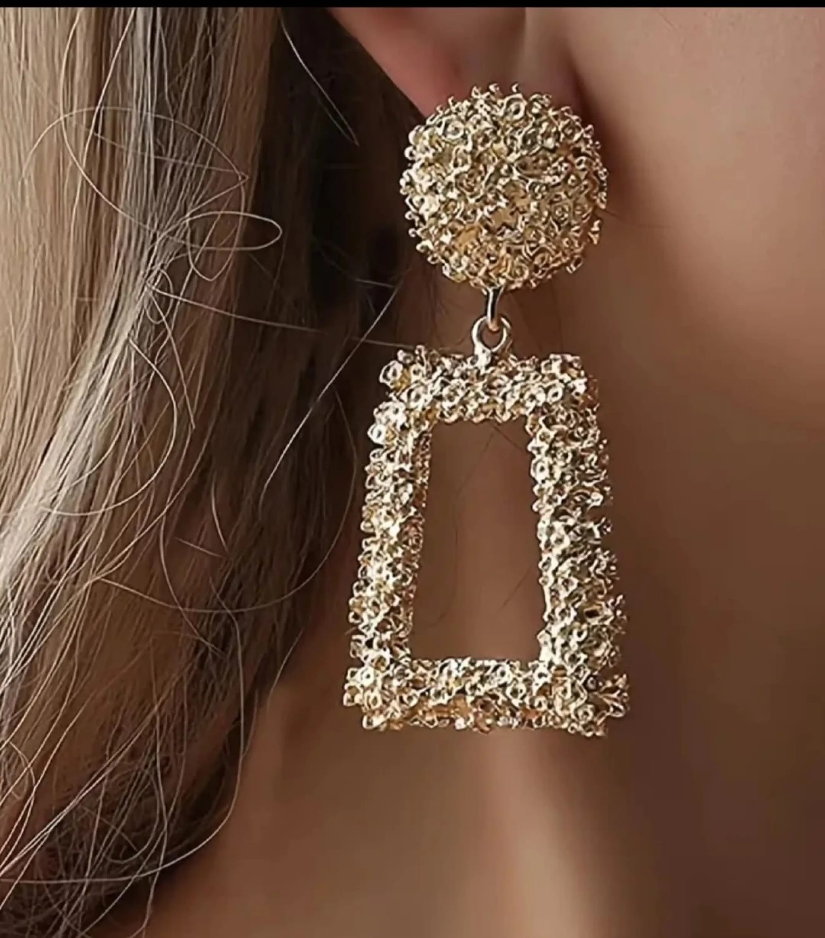 Triangle  Dikdörtgen Küpe