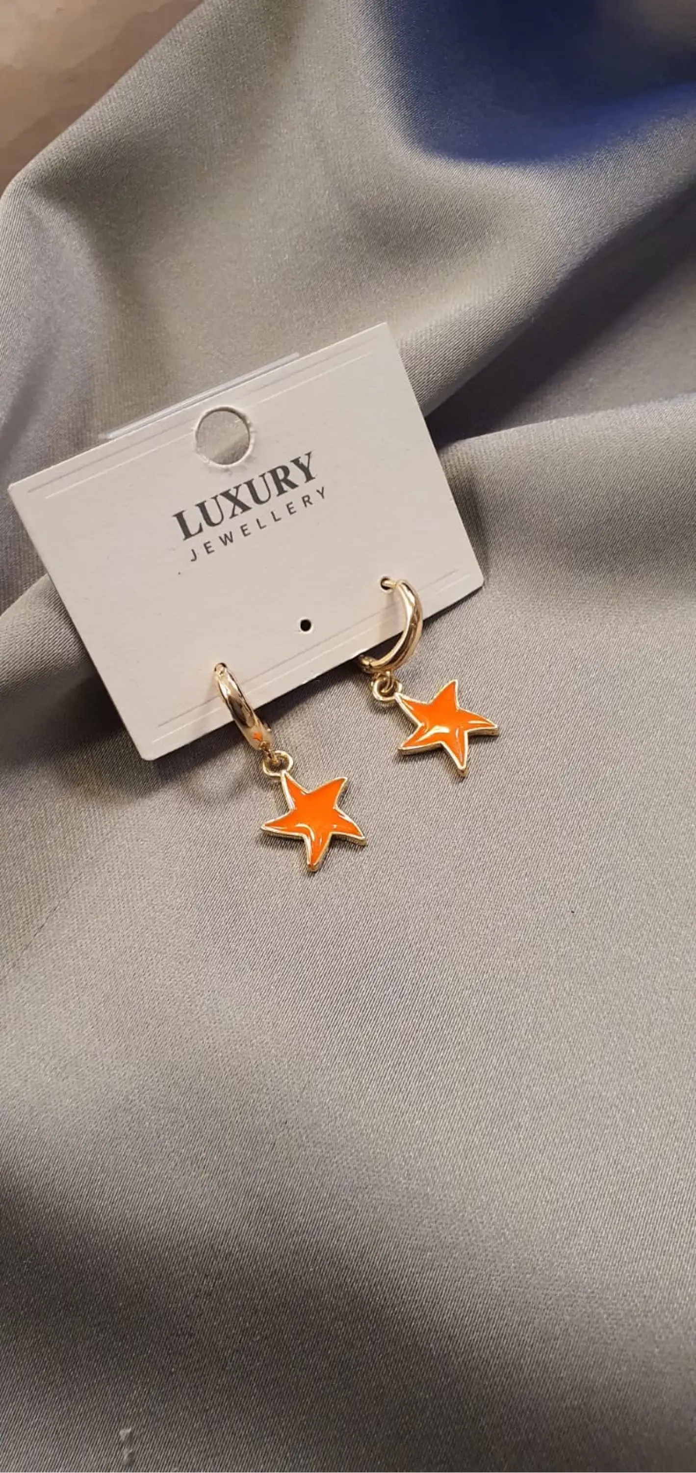 Orange Star Küpe