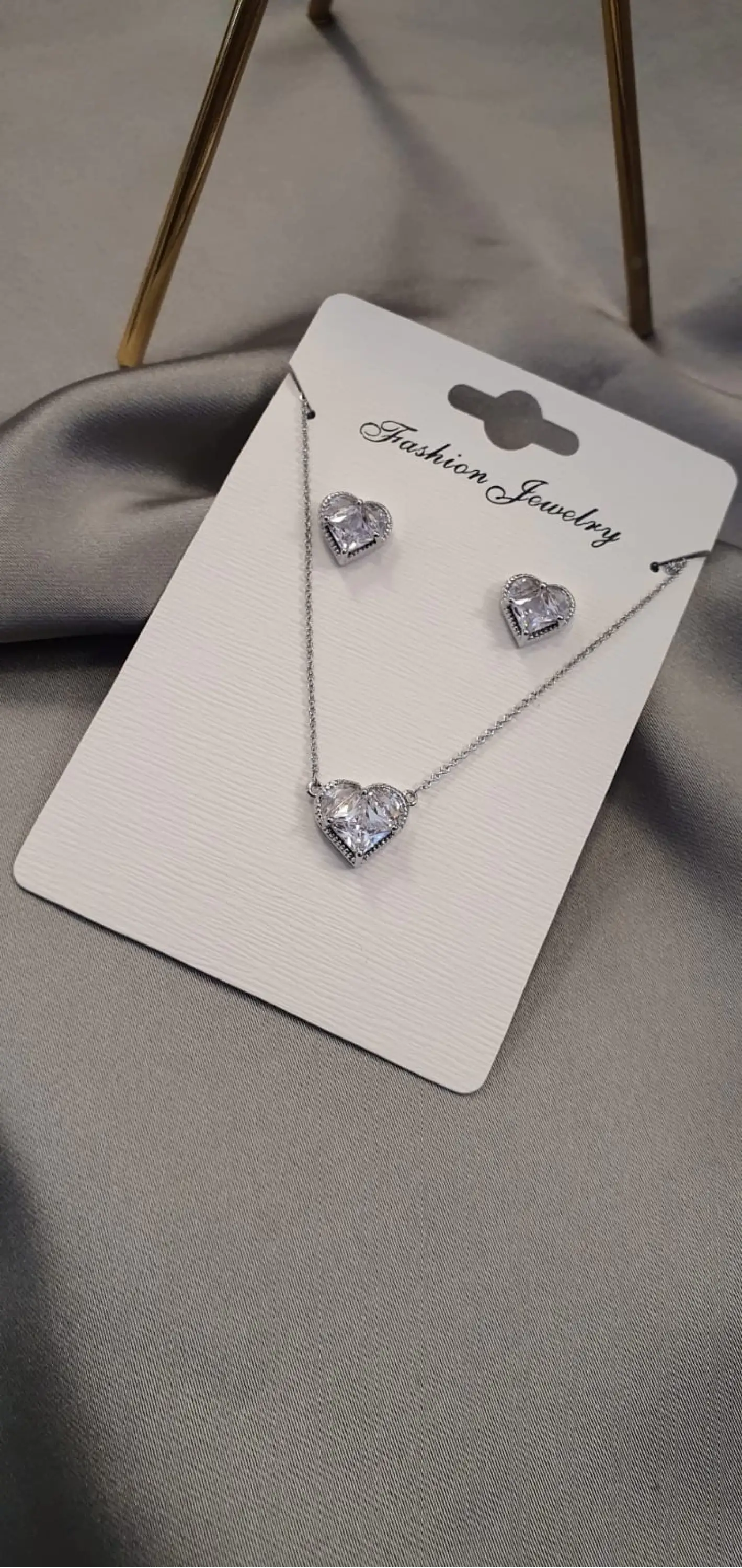 Zircon Set Kolye (Kolye Küpe)1