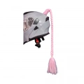 Kask Saçı Örgü Açık Pembe
